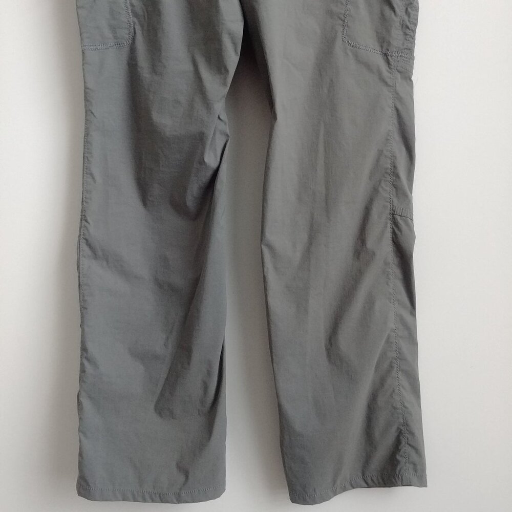 Windriver Womens athletic hiking pants nylon spandex neutral olive green grey 10 - Picture 6 of 14